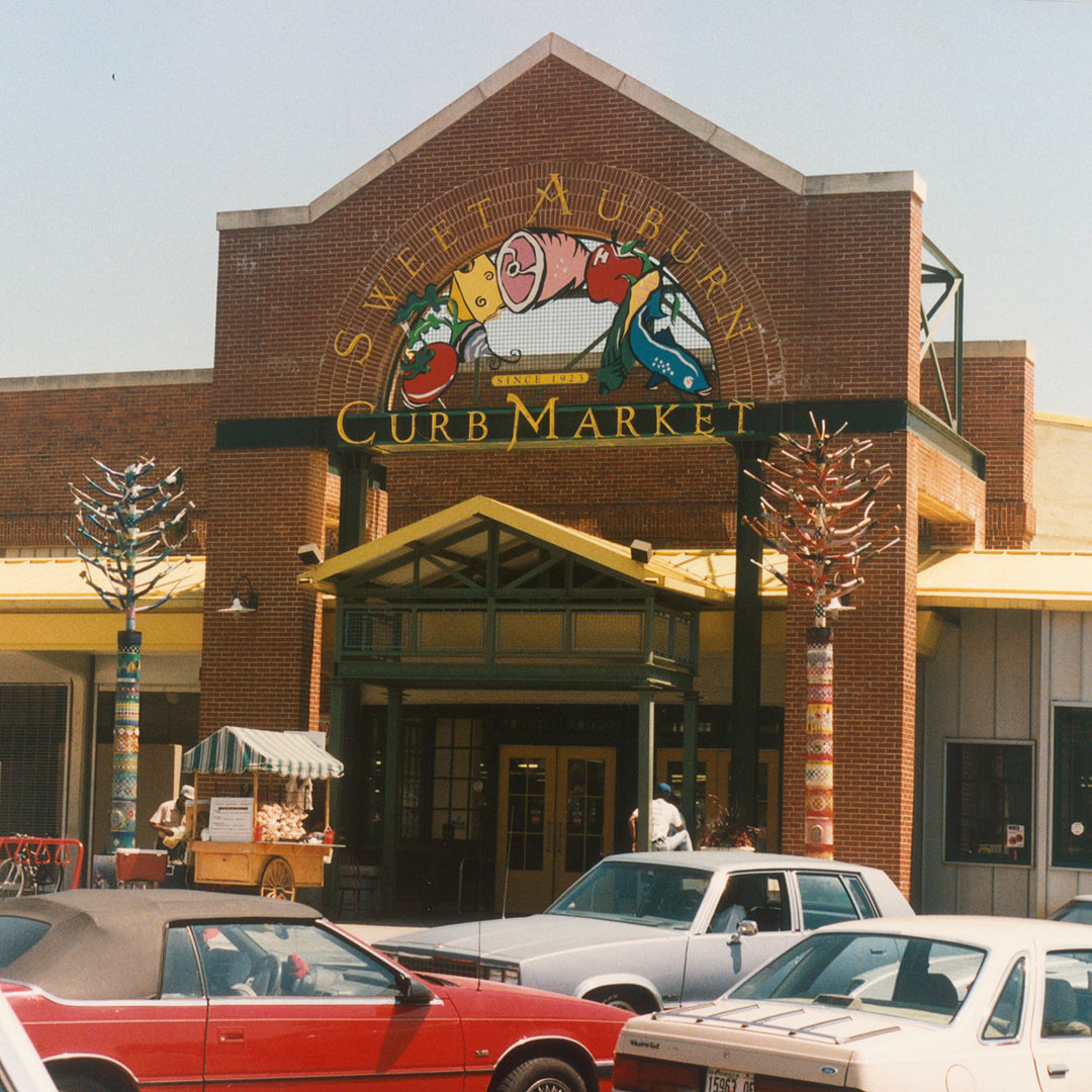 SWEEET AUBURN CURB MARKET TEE - BLUE
