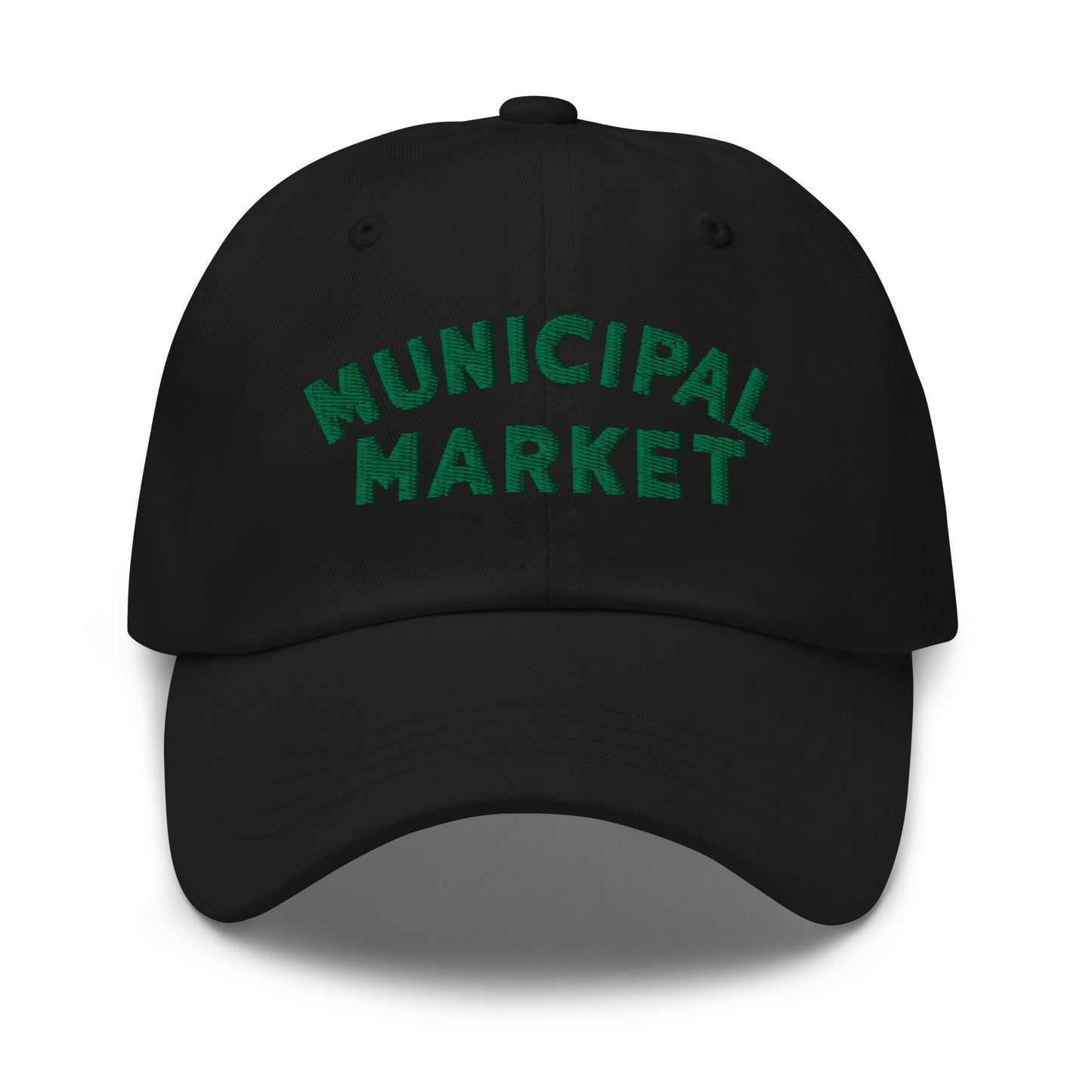 MUNICIPAL MARKET BASEBALL CAP w/GREEN LOGO