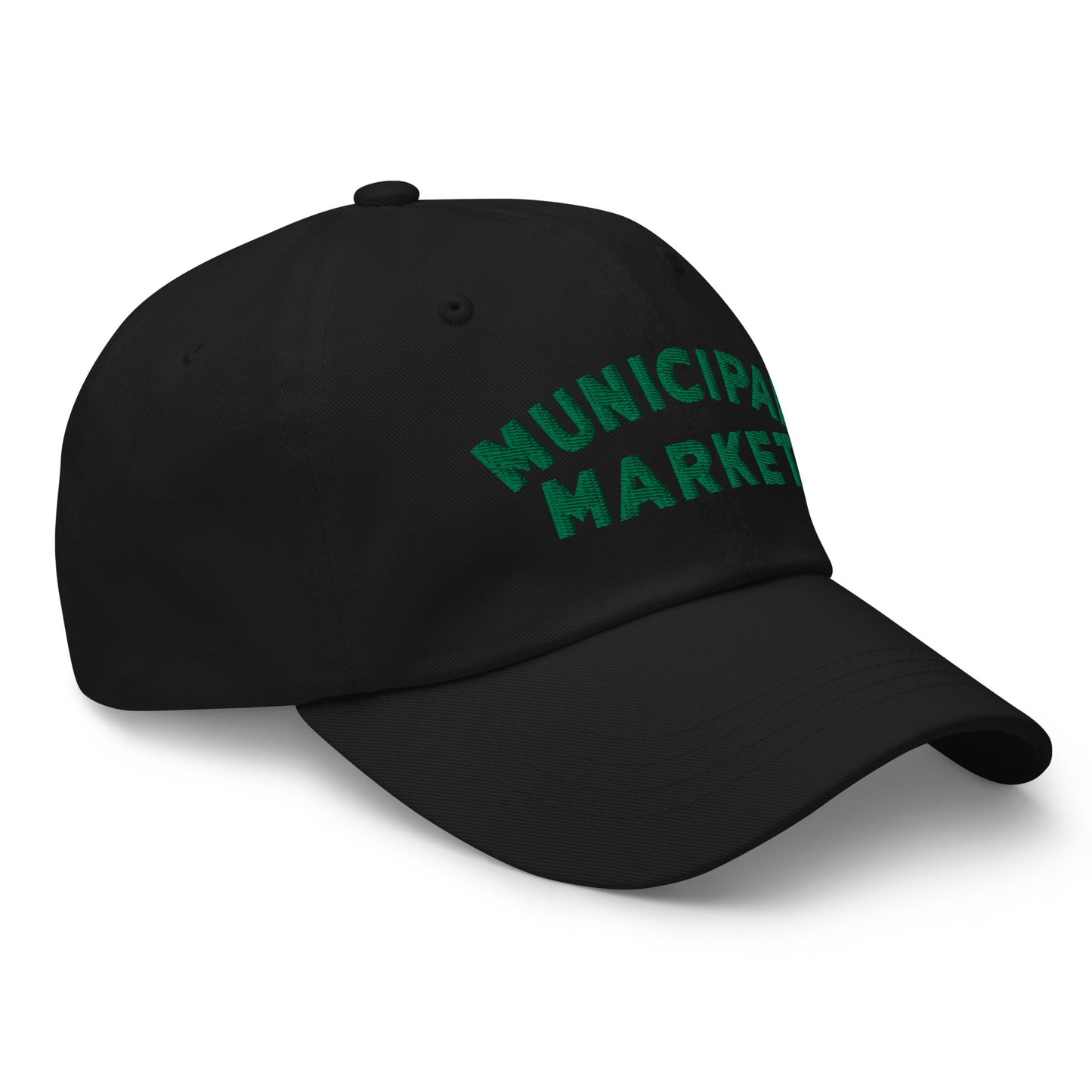 MUNICIPAL MARKET BASEBALL CAP w/GREEN LOGO