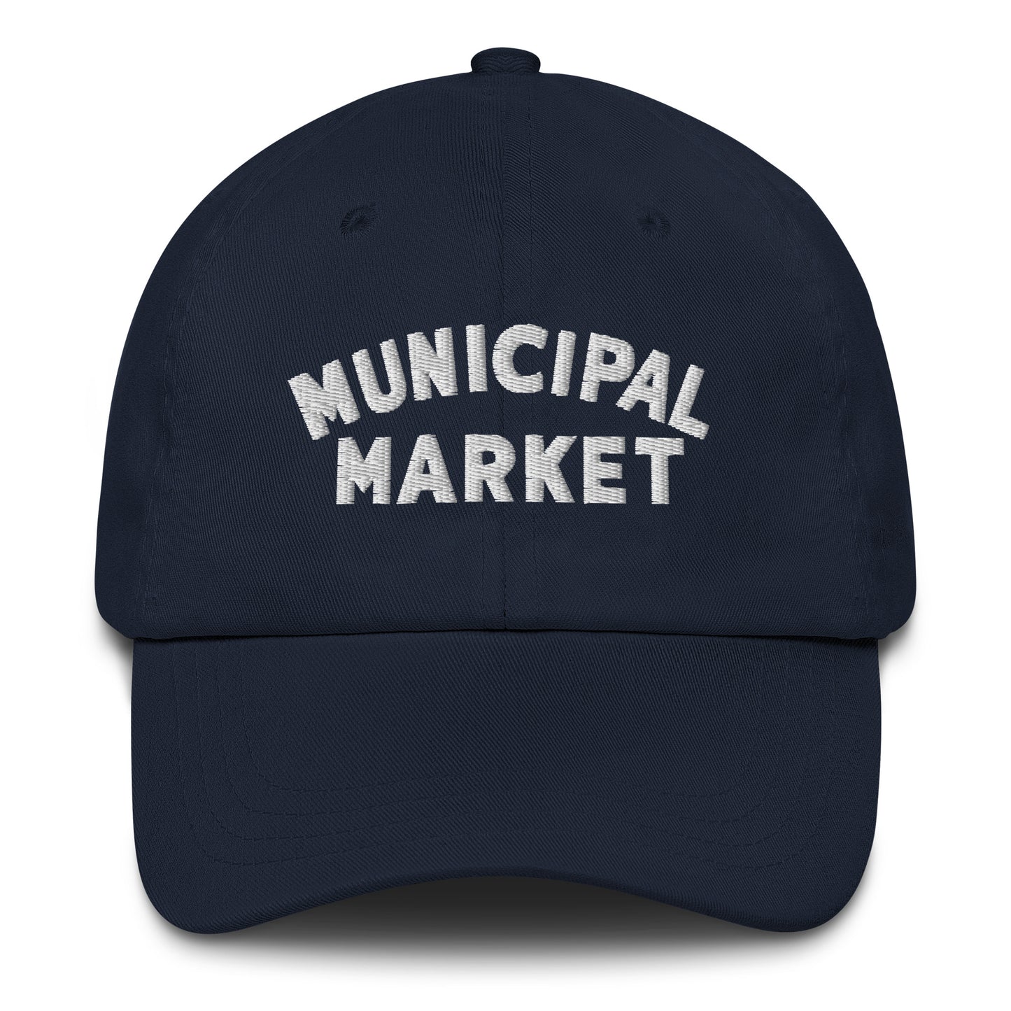 MUNICIPAL MARKET BASEBALL CAP w/WHITE LOGO