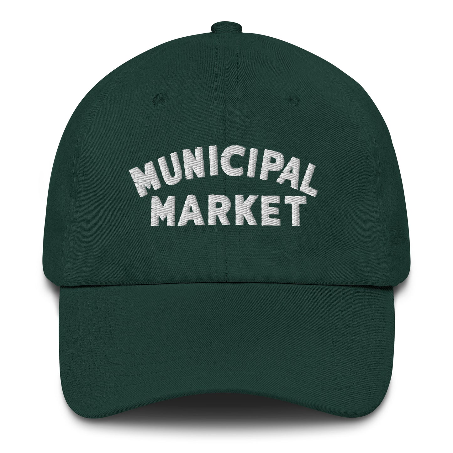 MUNICIPAL MARKET BASEBALL CAP w/WHITE LOGO
