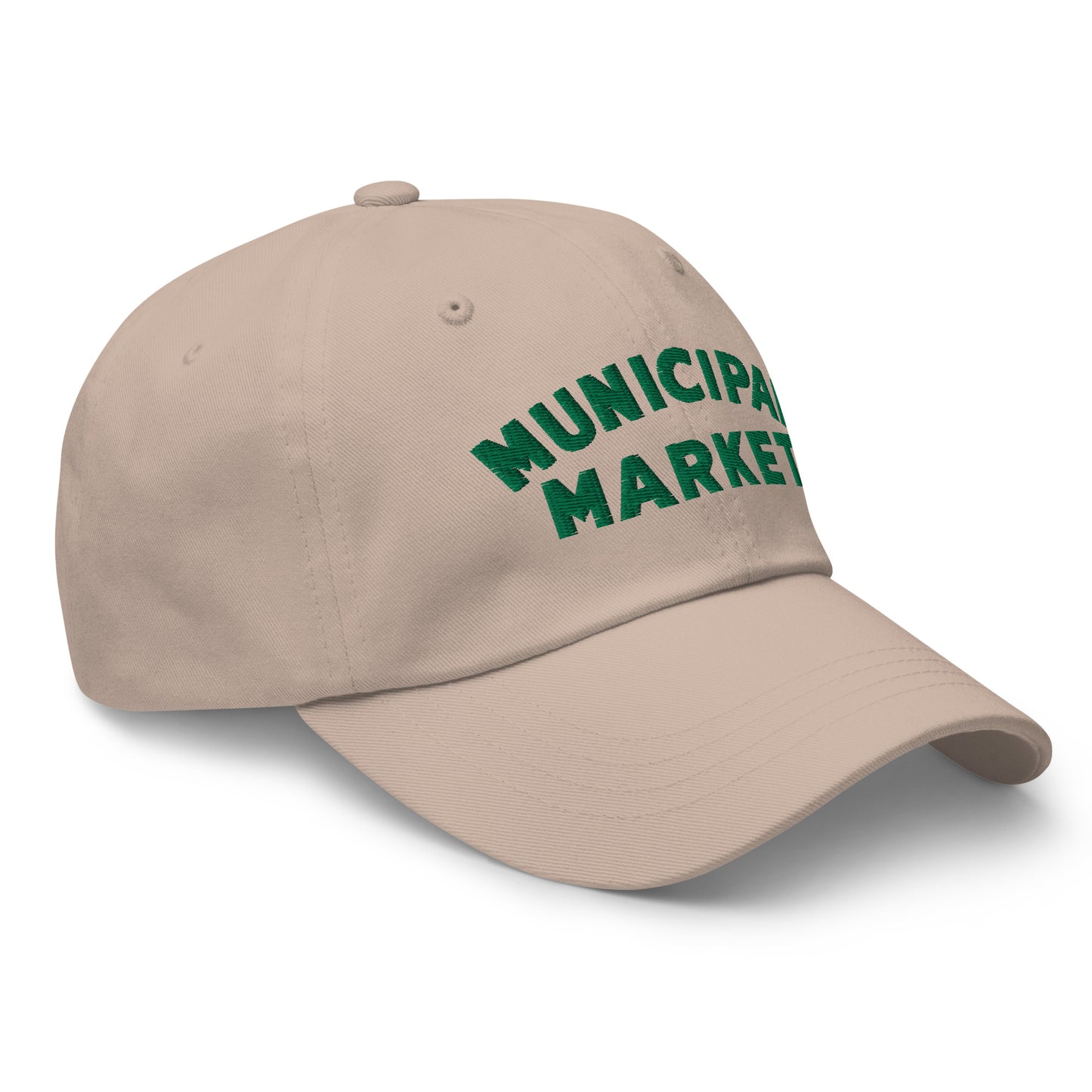 MUNICIPAL MARKET BASEBALL CAP w/GREEN LOGO