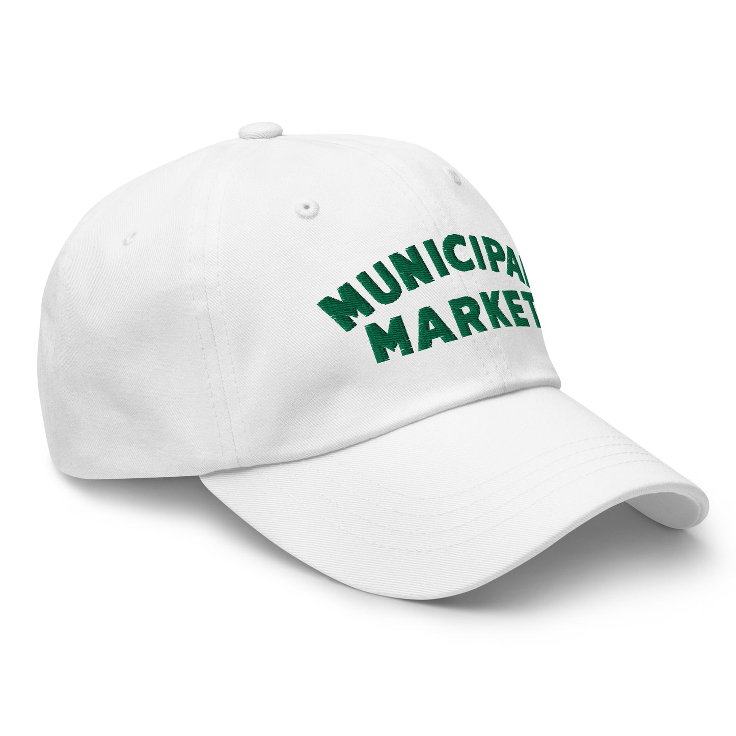 MUNICIPAL MARKET BASEBALL CAP w/GREEN LOGO