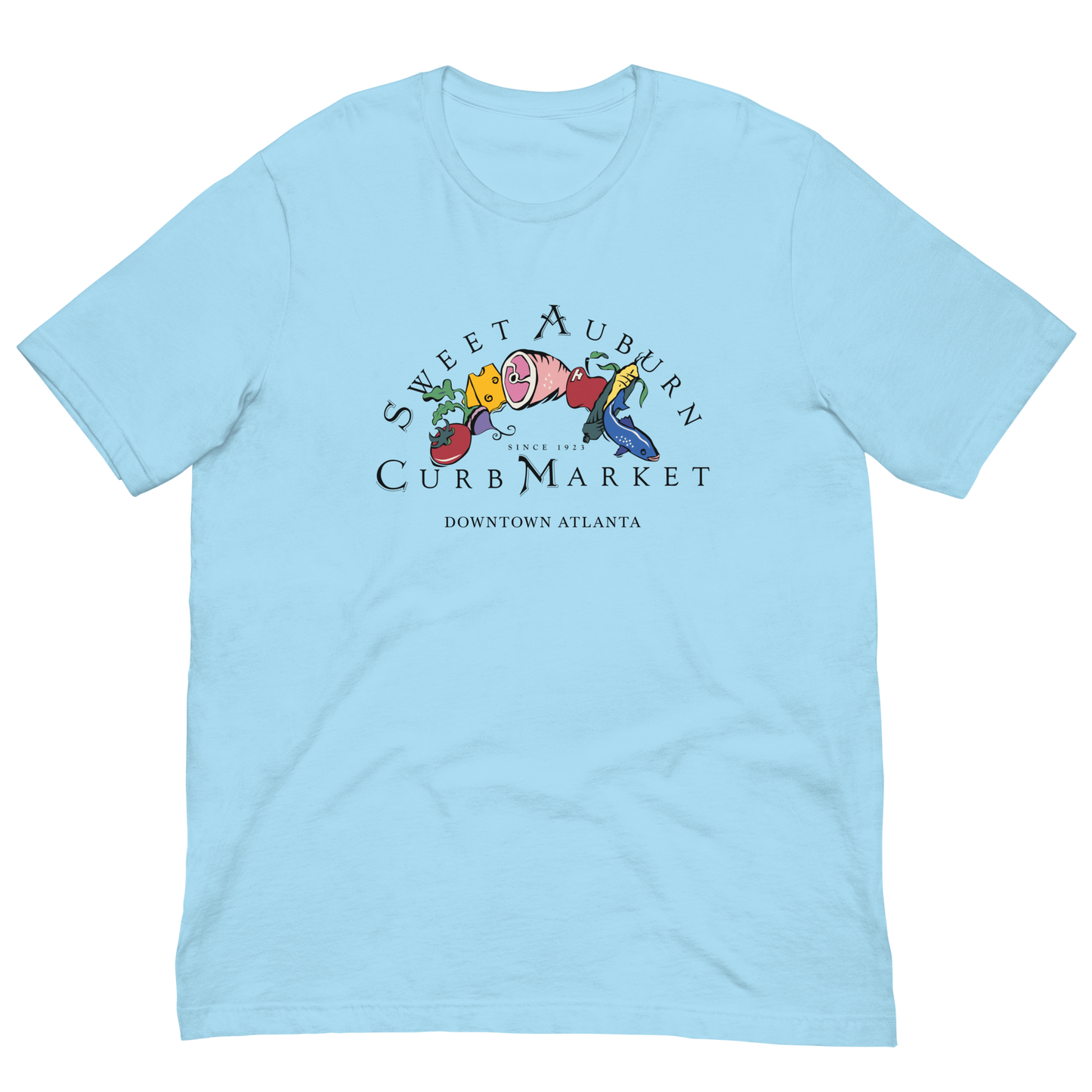 SWEEET AUBURN CURB MARKET TEE - BLUE