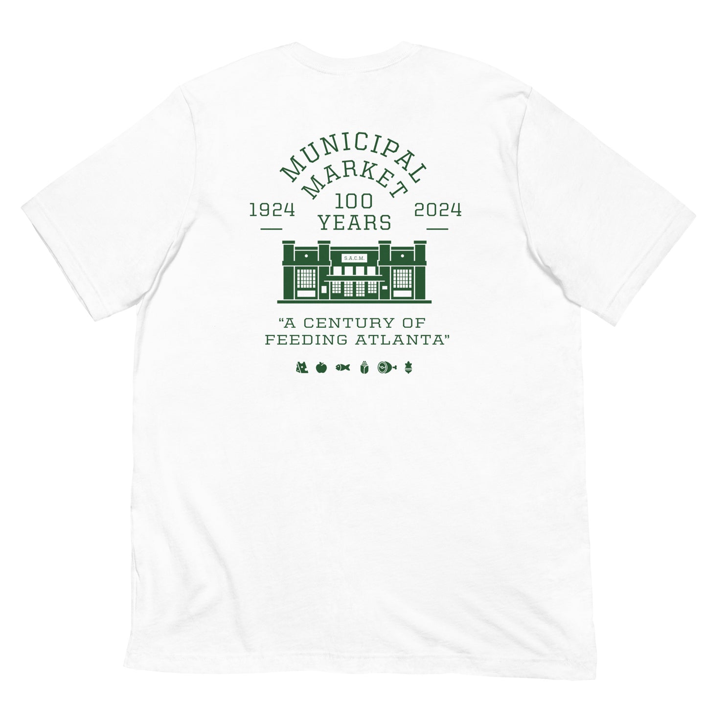 MUNICIPAL MARKET 100 YEARS TEE - WHITE